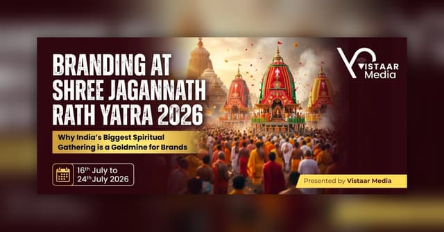 Branding at Jagannath Rath Yatra 2026: Why Indiaโs Biggest Spiritual Gathering is a Goldmine for Brands